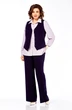 Костюм брючный 979 темно-синий Ольга Стиль