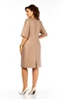 Платье 980 бежево-золотой Ольга Стиль фото 2
