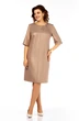Платье 980 бежево-золотой Ольга Стиль фото 5