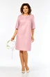 Платье 980 розовая пудра Ольга Стиль