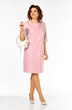 Платье 980 розовая пудра Ольга Стиль фото 4