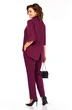 Костюм брючный 987 бургунди Ольга Стиль фото 2