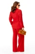 Костюм брючный 993 красный Ольга Стиль фото 2