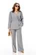Костюм брючный 993 серый Ольга Стиль фото 3