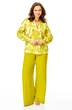 Костюм брючный 995 лайм Ольга Стиль