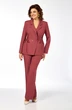 Костюм брючный 998 приглушенный коралловый Ольга Стиль