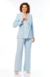 Костюм брючный 998 голубой Ольга Стиль фото 3
