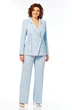 Костюм брючный 998 голубой Ольга Стиль фото 4