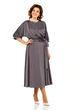 Платье 959 серый Ольга Стиль