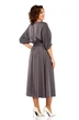 Платье 959 серый Ольга Стиль