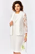 Костюм с платьем 997 белое молоко Ольга Стиль фото 5