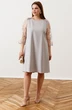 Платье 108580 серый Panda