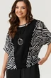 Блузка 111240 черно-белый Panda фото 4