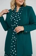 Костюм с платьем 1898 изумруд + горох Pretty