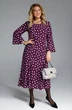 Костюм с платьем 1898 фиолетовый + горох Pretty