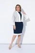 Костюм с платьем 2168 белый Pretty