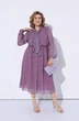 Костюм с платьем 2203 белый + сиреневый дизайн Pretty