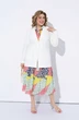 Костюм с платьем 2226 цветной дизайн + молочный Pretty