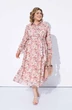 Костюм с платьем 2226 розовый с цветочным рисунком + хаки Pretty