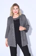 Костюм брючный 4417 ромбы + черный Pretty