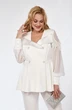 Костюм брючный 5110 белый Pretty