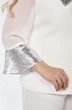 Костюм брючный 5121 белый Pretty
