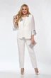 Костюм брючный 5121 белый Pretty