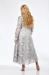 Костюм с юбкой 5125-3 серый Pretty