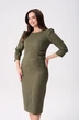 Платье 1008 темная олива Rishelie фото 4 Платье 1008 темная олива Rishelie фото 4