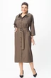 Платье 1009 коричневый Rishelie