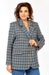 Жакет 1014 клетка Rishelie