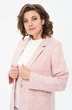Костюм с юбкой 837 нежно-розовый Rishelie