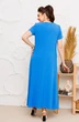 Платье 1-1826 насыщенный голубой-1 Romanovich style фото 2