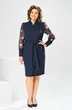 Платье 1-2315 синий + горох Romanovich style фото 4