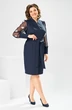 Платье 1-2315 синий + горох Romanovich style фото 3
