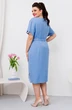 Платье 1-2370 голубой Romanovich style фото 2