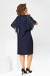 Платье 1-2371 синий флок Romanovich style фото 2