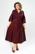 Платье 1-2837 бордовый-1 Romanovich style