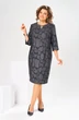 Платье 1-2873 графит Romanovich style