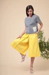 Костюм брючный 2-1971 полоска + желтый Romanovich style фото 3