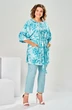 Костюм брючный 3-2377 голубой Romanovich style фото 3