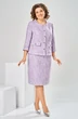 Костюм с юбкой 2-2449 лавандовый Romanovich style фото 4