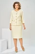 Костюм с юбкой 2-2449 молочный Romanovich style фото 3