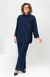 Костюм брючный 2-2554 синий Romanovich style фото 4