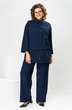 Костюм брючный 2-2554 синий Romanovich style
