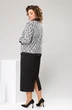 Костюм с юбкой 2-2606 черно-белый Romanovich style фото 2