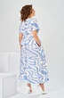 Костюм брючный 2-2704 бело-голубой Romanovich style фото 2