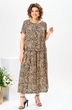 Костюм брючный 2-2704 чёрный золото Romanovich style