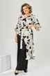 Костюм брючный 2-2750 белый + цветы Romanovich style фото 4