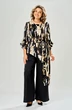 Костюм брючный 2-2750 чёрный + акварель Romanovich style фото 3